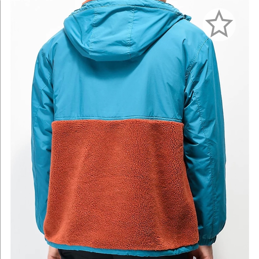 Host Pick Obey Teal Split Anorak Jacket - image 2